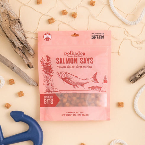 Polkadog Salmon Says (Bits) 7 oz